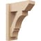 Ekena Millwork 6-in W x 14-in D x 18-in H Balboa Slat Rough Cedar Woodgrain TimberThane Outlooker, Primed Tan OUTUR060X14X18BOA24RCPR - alternate 1